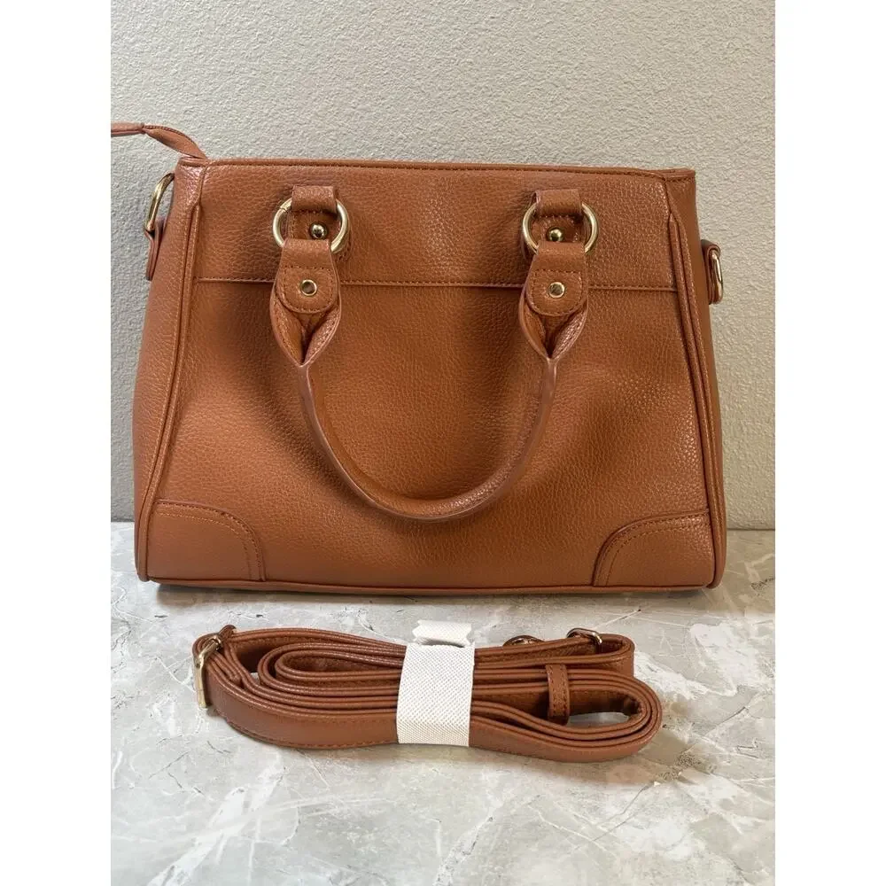 Danbury Mint Women's‎ Leather Purse WITH Shoulder Strap Personalized RL